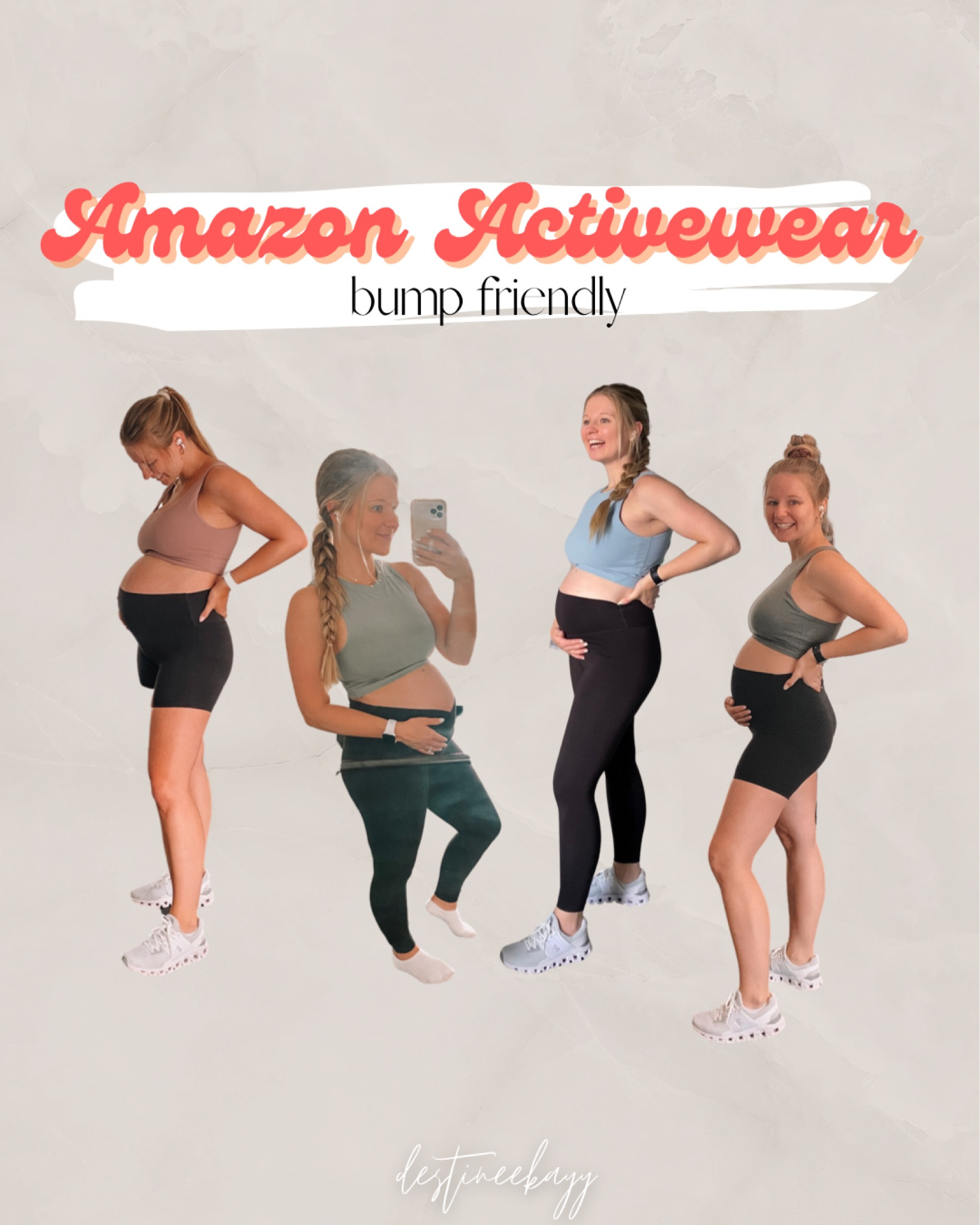 All of my fav prepregnancy active wear that I’ve been wearing on repeat for the bump! All size small tops & bottoms | Amazon activewear | bump friendly 

#LTKFitness #LTKbump #LTKunder50