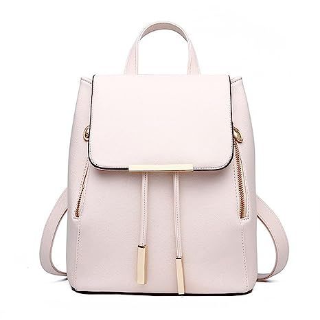 Huabor Fashion Shoulder Bag Rucksack PU Leather Women Girls Ladies Backpack Travel bag | Amazon (US)