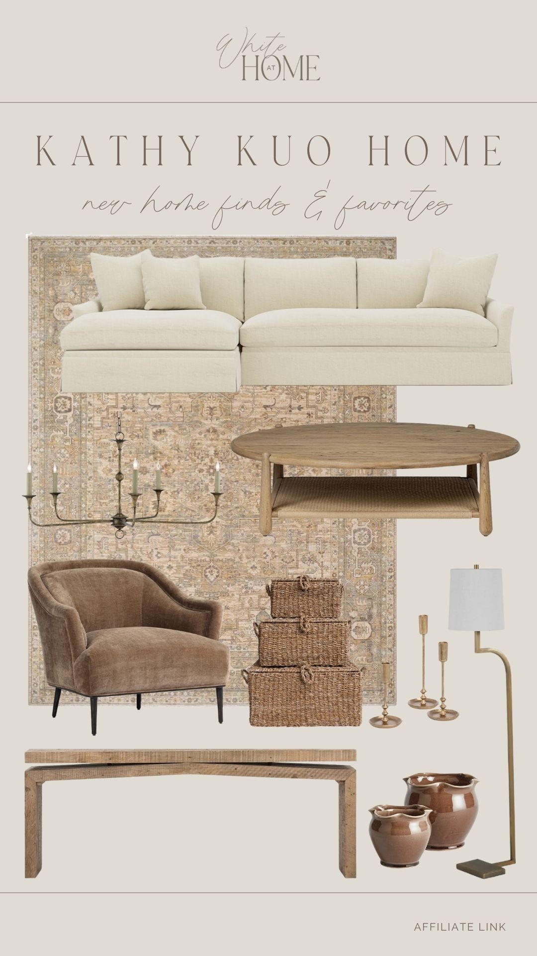 Kathy Kuo Home new arrivals and favorites! A mix of soft yet warm tones, organic textures, and neutral styles to create a comfortable balance of design and living. 

#LTKStyleTip #LTKSeasonal #LTKHome