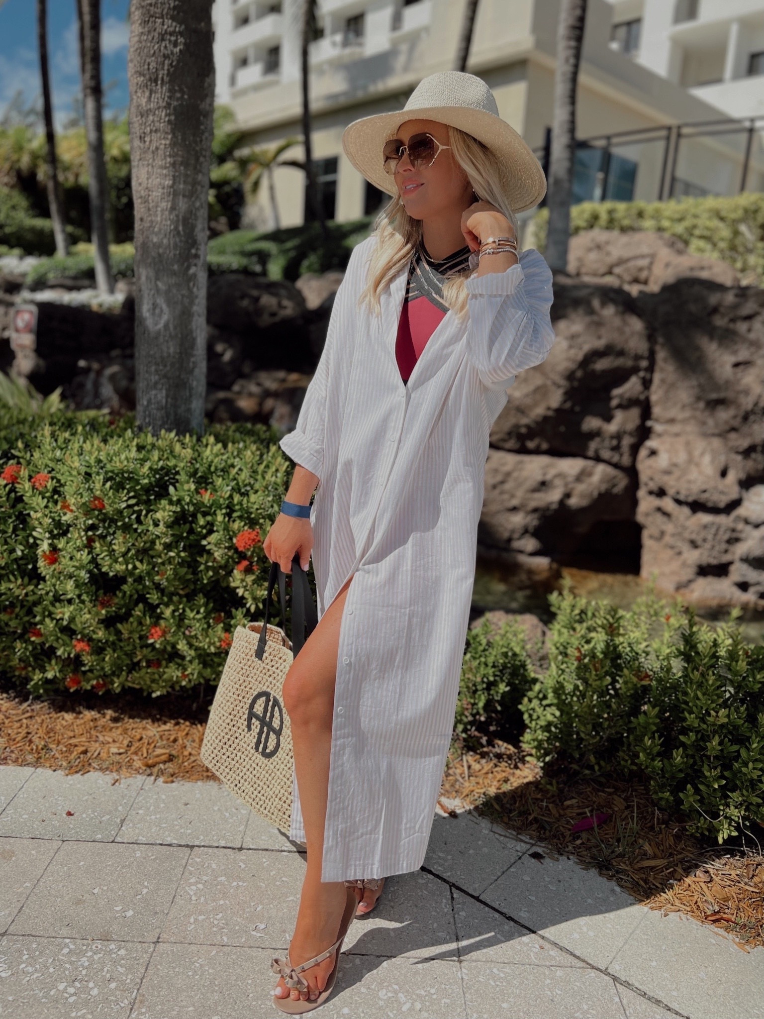 Cover up: small 
Swimsuit size up! Lots of colors! 

Swimwear. Cover up. Vacation outfit. Beach. 

#LTKover40 #LTKswim #LTKstyletip