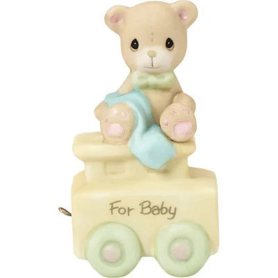 Precious Moments Birthday Train Baby Bear Caboose Figurine 2.68 Inch | Wayfair North America