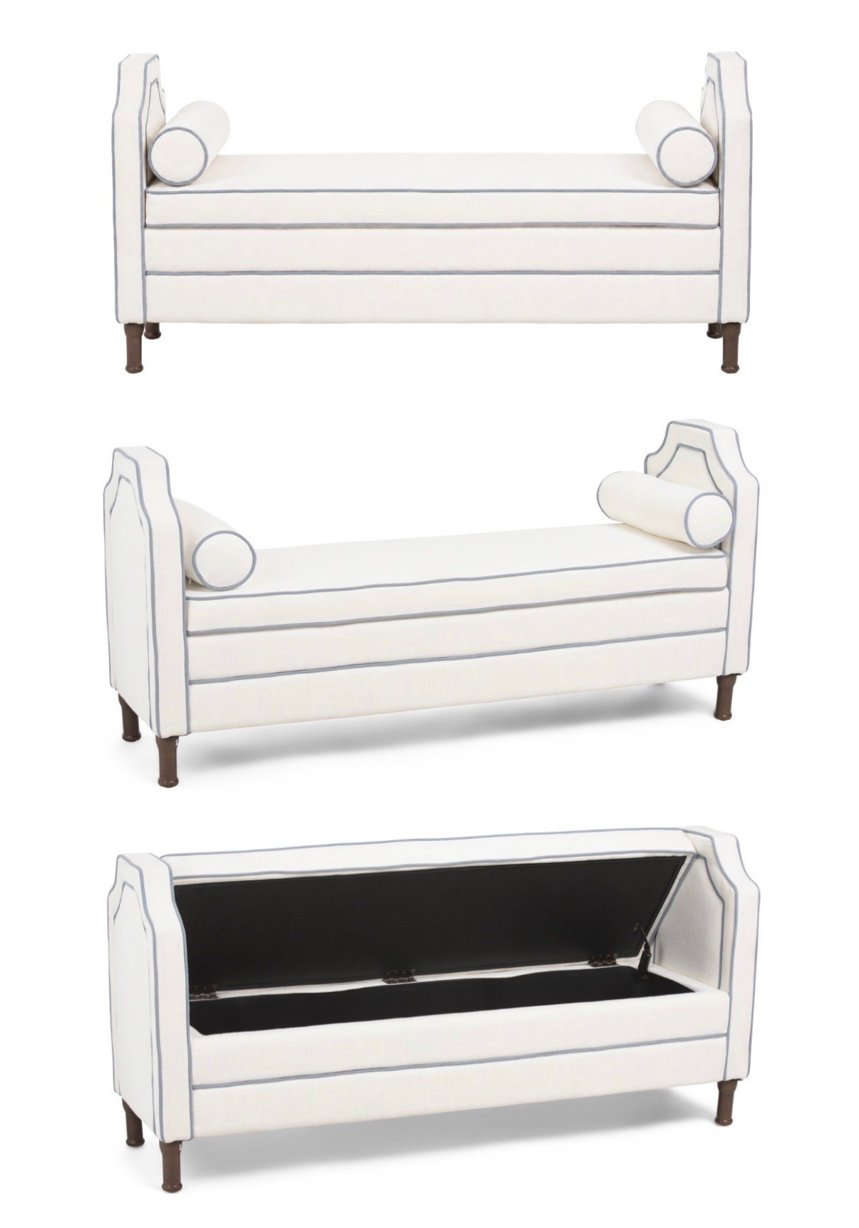 Gorgeous storage bench for a great price!! 🙌 looks designer!! 😍