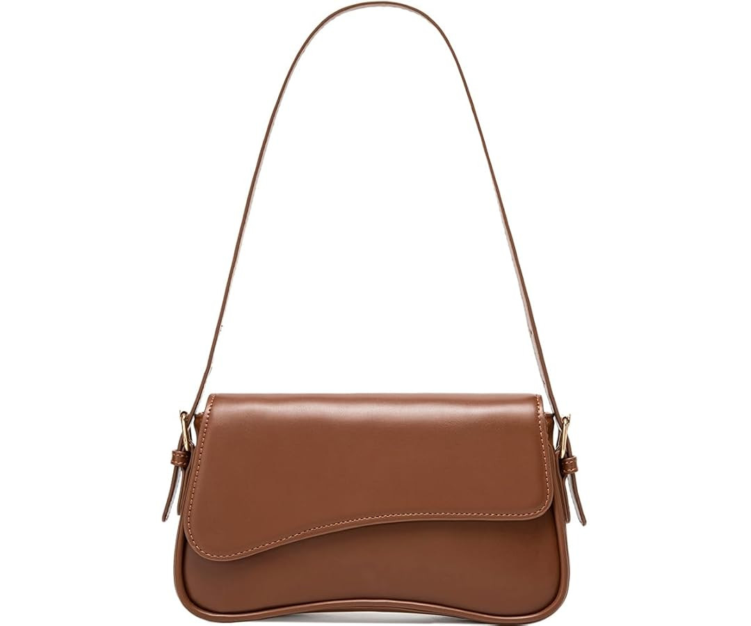 Underarm Shoulder Bag for Women Trendy Purse Vegan Leather Hobo Handbags Clutch Crossbody Bag | Amazon (US)