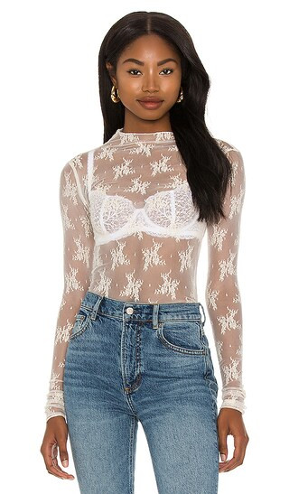 Lady Lux Layering Top in Evening Creme | Revolve Clothing (Global)