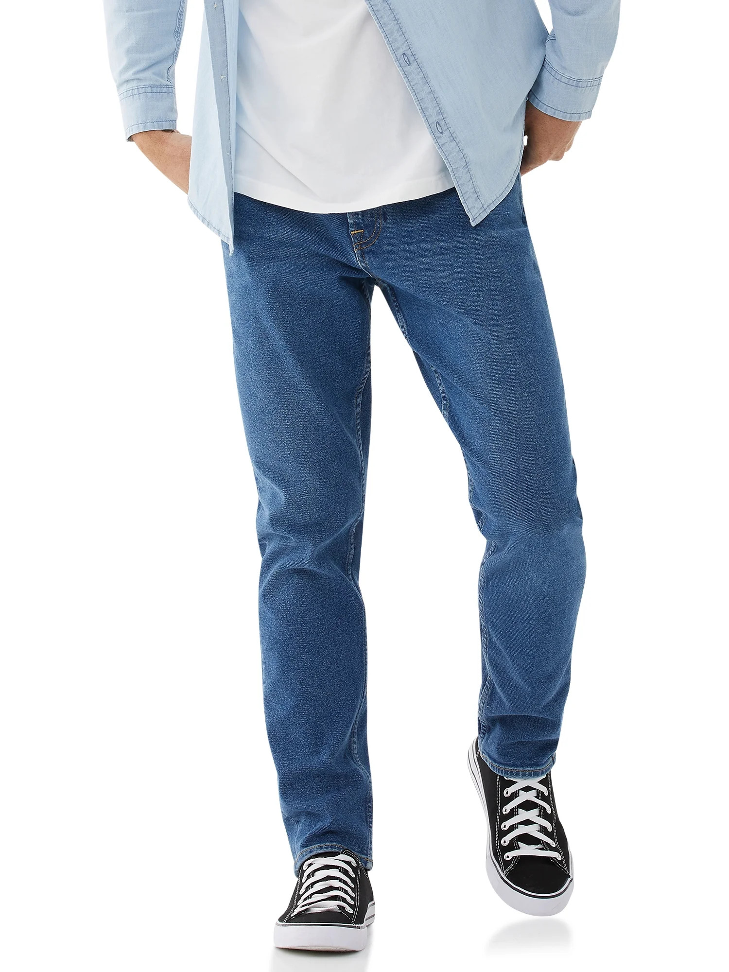 Free Assembly Men's Straight Jeans - Walmart.com | Walmart (US)