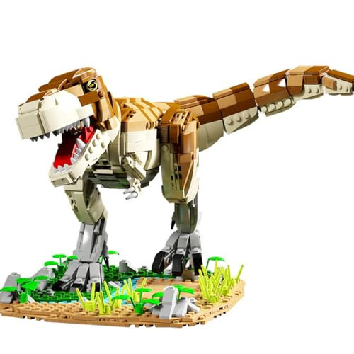 Jurassic Dinosaur Compatible with Lego,1228 Pcs Dinosaur Park World Toys for Age 7 8 9 10 11 12 13 14 Years, Tyrannosaurus Rex Toy for 7-9 Year Old Boy Christmas Birthday | Amazon (US)