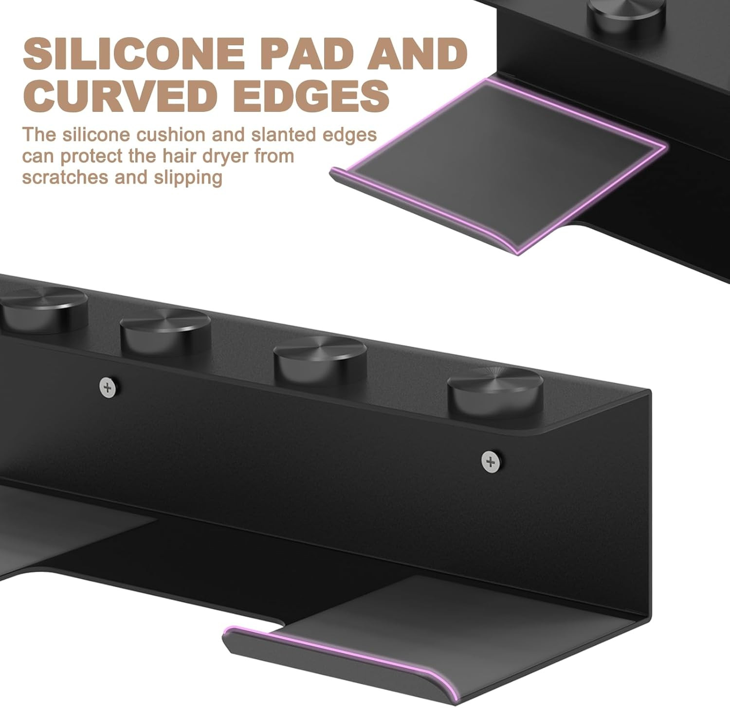 Hair Dryer Holder for Shark Flex Style, Wall Mount Holder Compatible with Shark FlexStyle, Curlin... | Amazon (US)