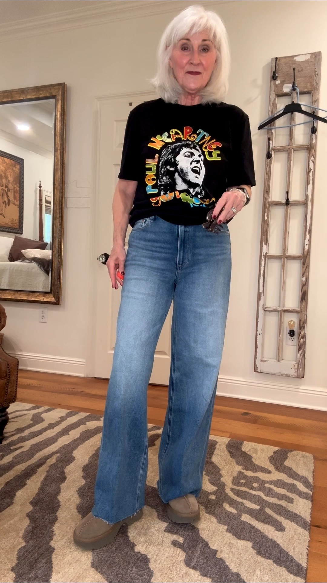 A full day of errands, cooking, auditioning. These jeans are a perfect fit for those of us gals with along stride and long waisted. For us shorter gals, we have the raw hand that can be cut shorter if we need to.  

#LTKdayinmylife #LTKHoliday #LTKSaleAlert