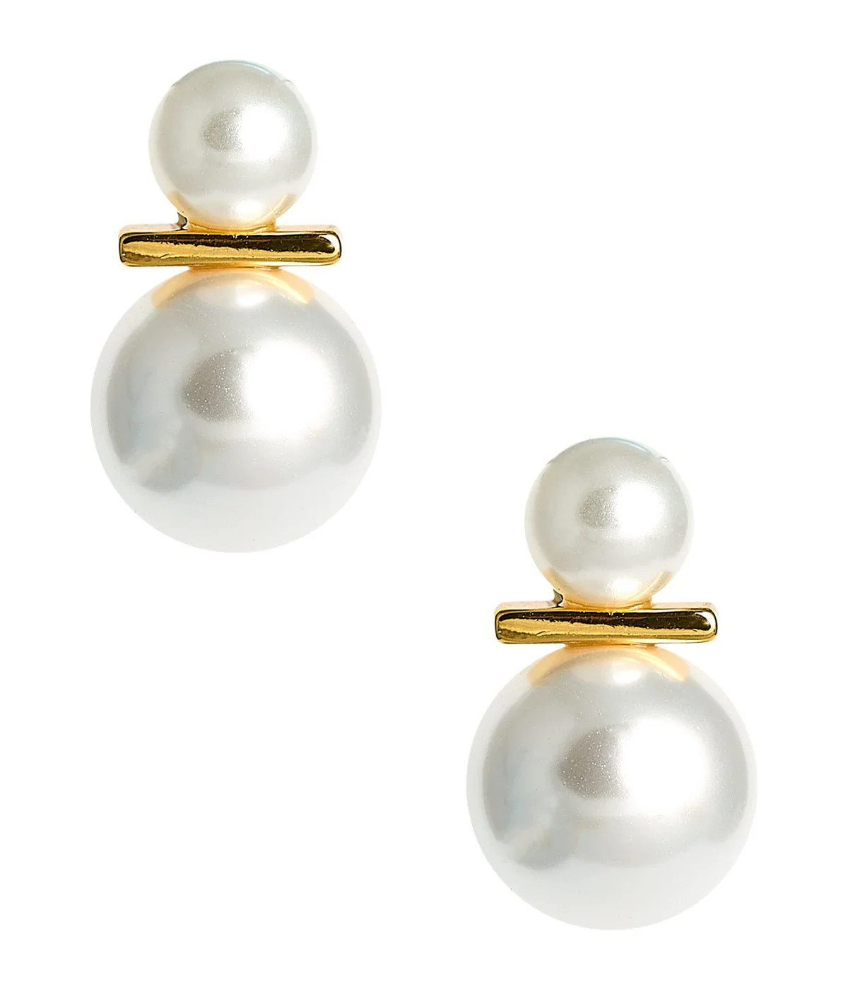 James Stud - Pearl- 18k Gold Plated - Kristin Kennedy Collection | Lisi Lerch Inc