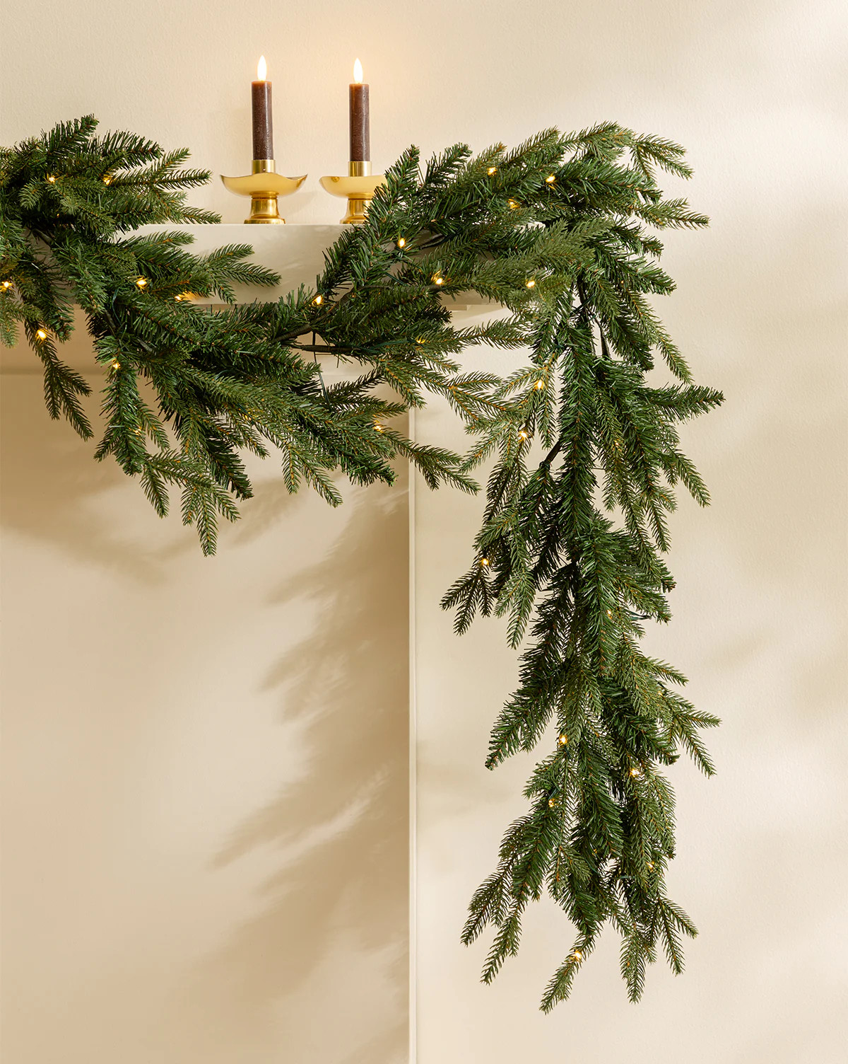 9' Norway Pre-Lit Indoor/Outdoor Faux Garland | McGee & Co. (US)