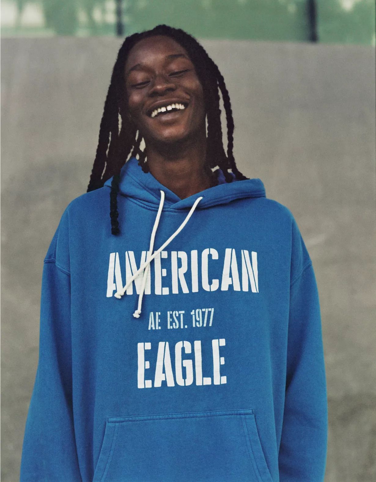 AE Heritage Fleece Logo Graphic Pullover Hoodie | American Eagle Outfitters (US & CA)