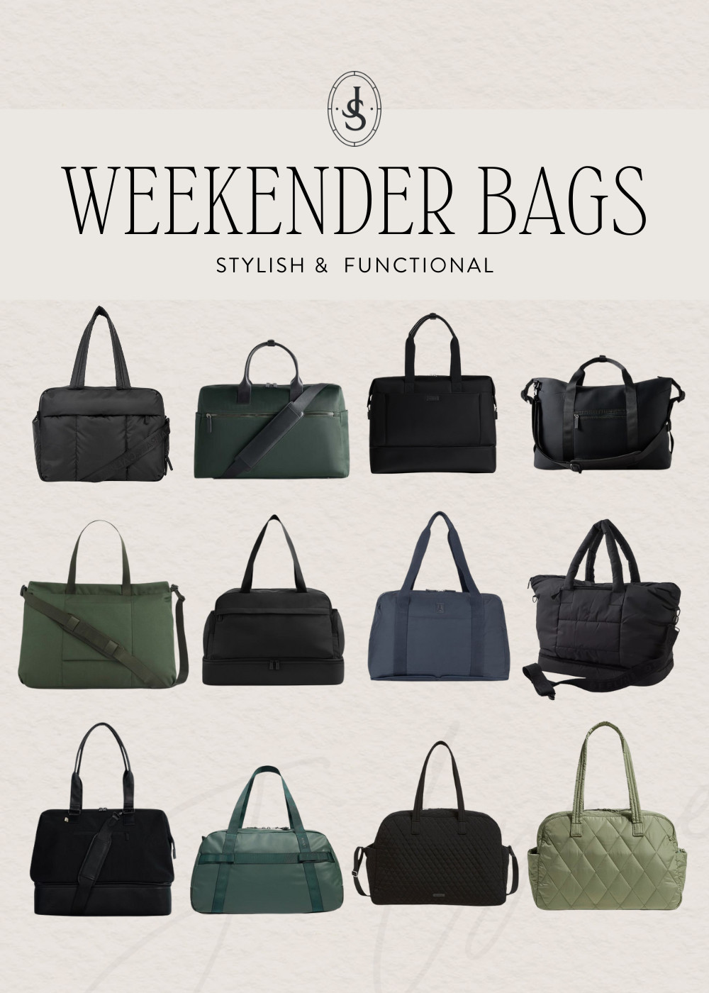 Weekender bags ✨
Stylish and functional options that hold everything you need for a quick trip. Perfect for road trips, overnights, and carry-on travel. Linking all my favorites here. 

 #LTKOver40 #LTKTravel