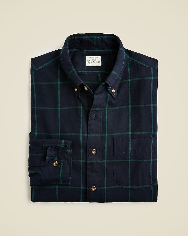Brushed twill shirt | J. Crew US