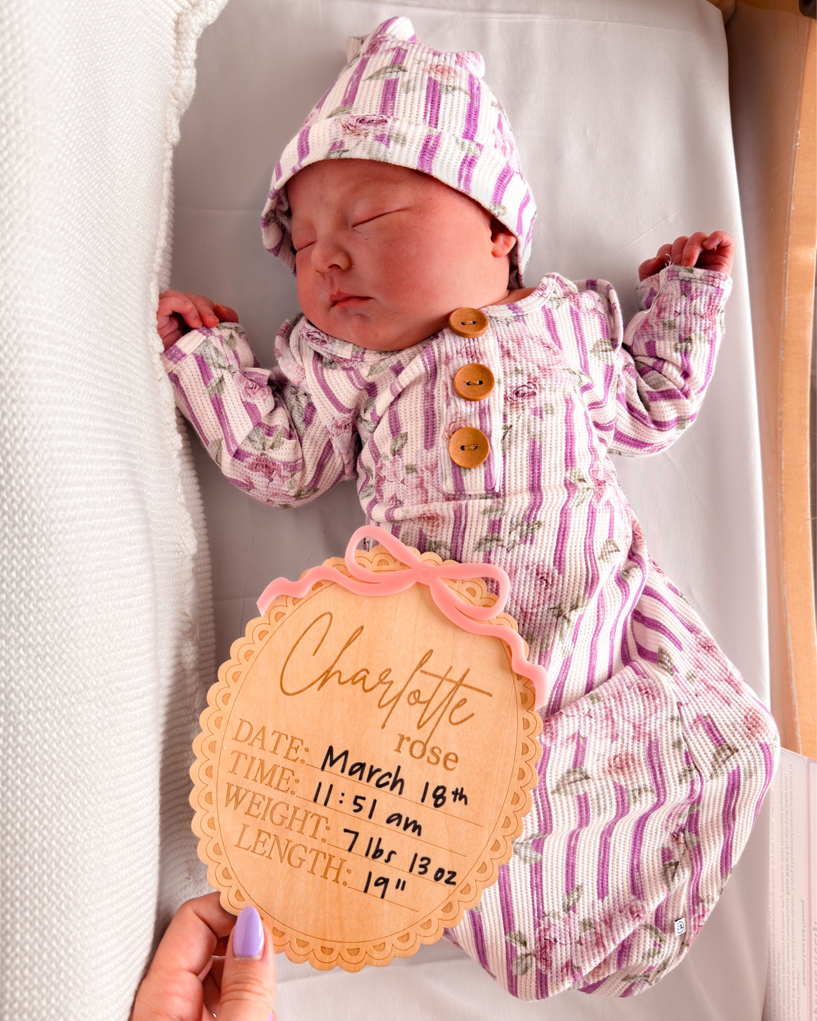 Welcome to the world, baby Charlotte! 

Caden Lane discount code: CHAE 

#LTKBaby #LTKmomlife