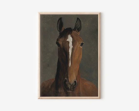 Vintage PRINTABLE Artwork  Downloadable Prints  Horse - Etsy | Etsy (US)
