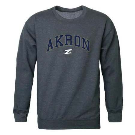 W Republic 541-100-HCH-05 University of Akron Campus Crewneck Sweatshirt Heather Charcoal - 2XL | Walmart (US)