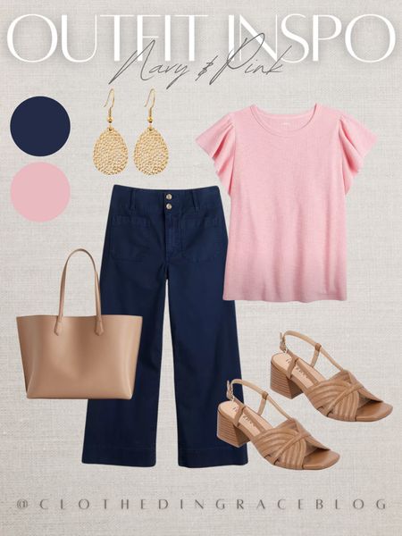 Navy + Pink Outfit 


#LTKfindsunder50 #LTKworkwear #LTKstyletip