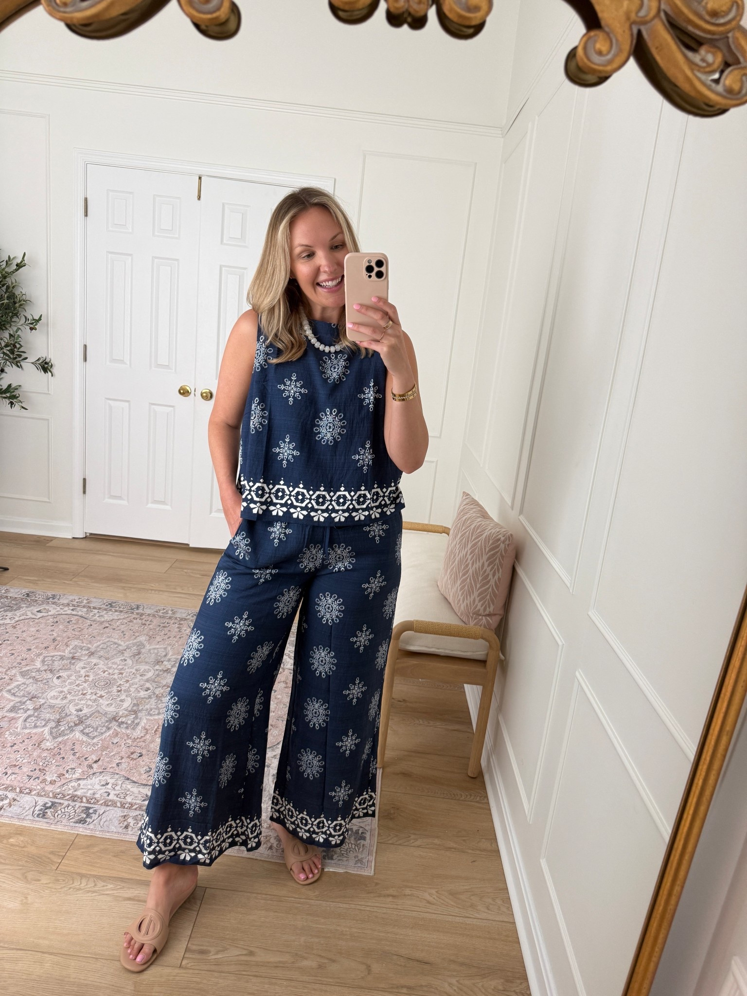 Vacation outfit - matching set - wearing a large 