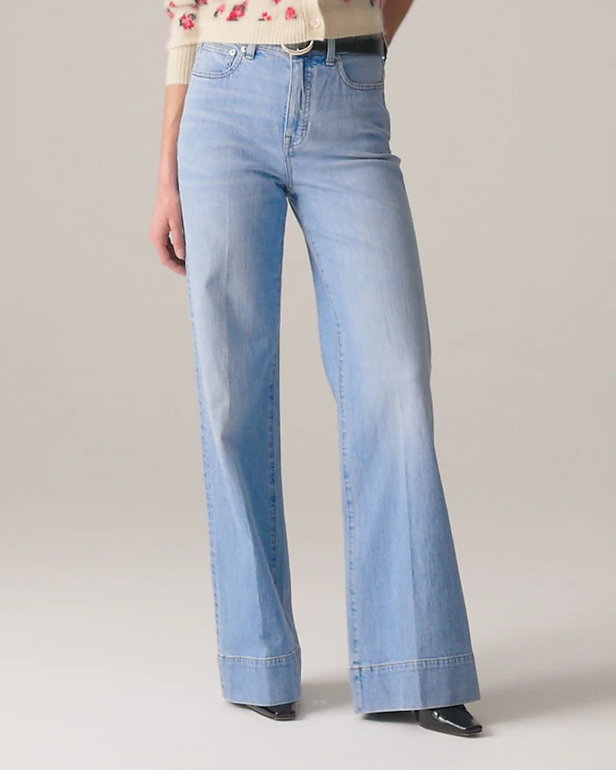 New high-rise denim trouser jean | J. Crew US