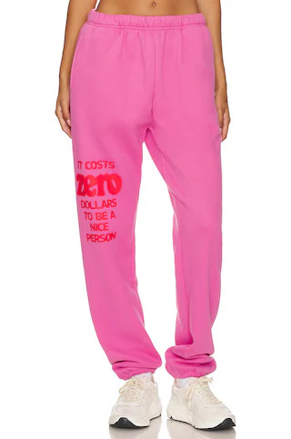 The Mayfair Group It Costs $0 Sweatpants in Pink from Revolve.com | Revolve Clothing (Global)