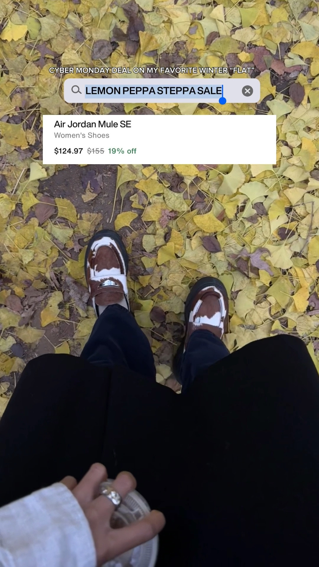 the latest convo on TikTok is “what’s the winter ballet flat” THESE AIR JORDAN COWHIDE PLATFORM LOAFERS (but they have solid colors and textures too) 

so many colorways are on sale right now & this my current everyday shoe. it’s comfy, a slip-on, a STATEMENT that speak for itself , & MY perfect “winter ballet flat” 🥿 ✨ 

Winter shoes, Nike cyber monday sale, cowhide air jordan loafer, loafer platforms, nyc streetstyle 

#LTKootd #LTKCyberWeek #LTKstorytime