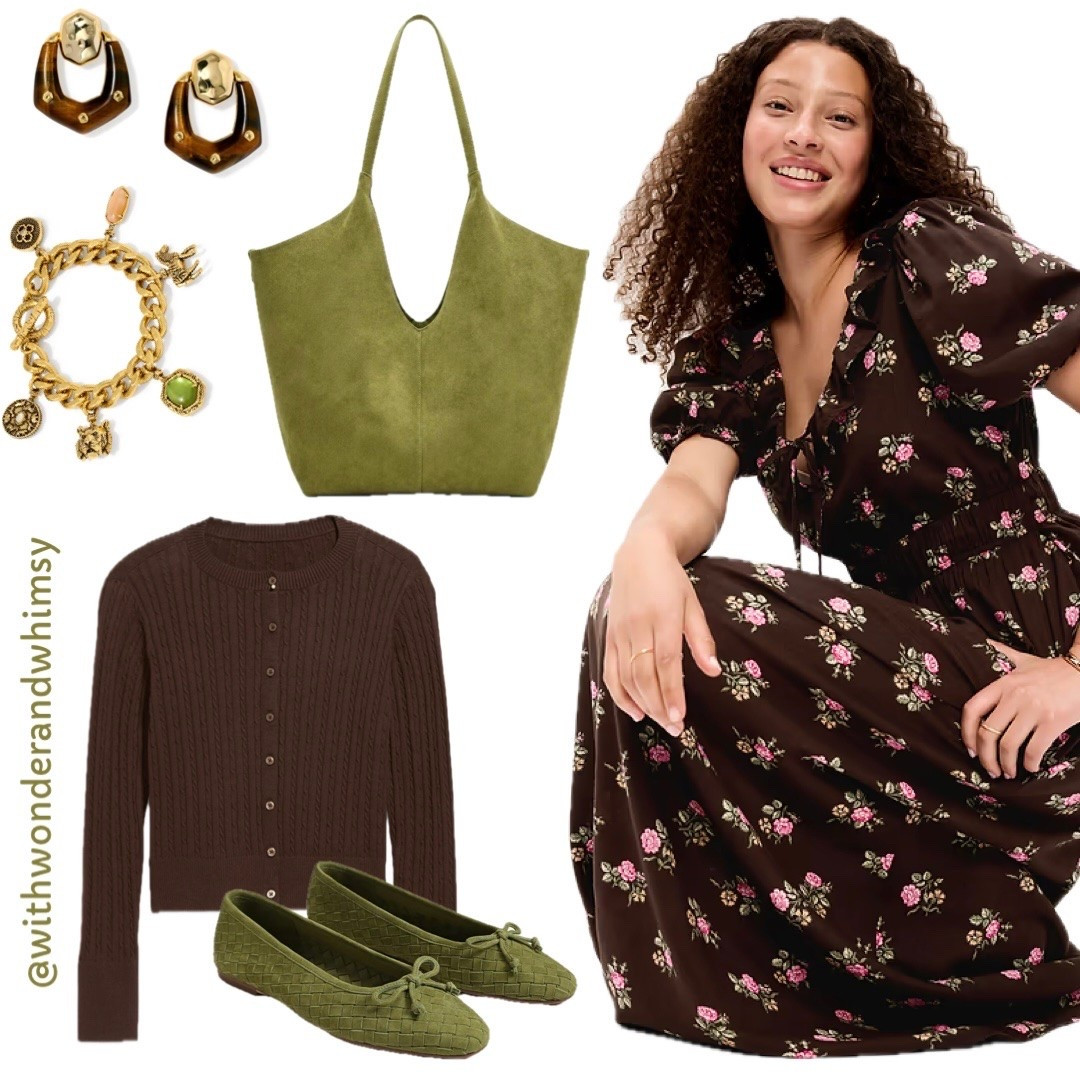Fall Transition Outfit Idea 💚🤎

#LTKootd #LTKMidsize #LTKOver40