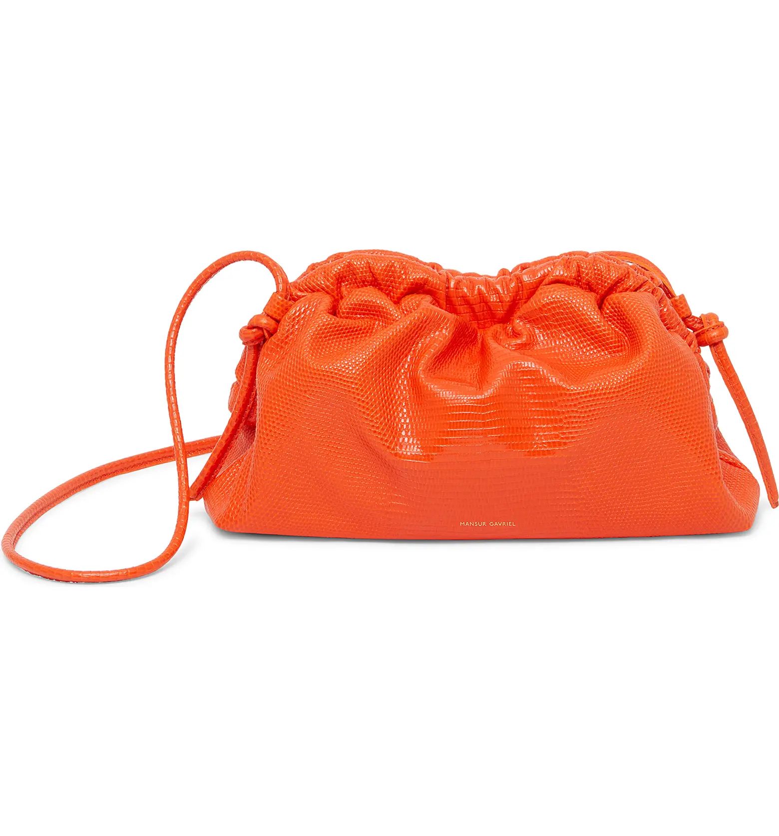 Mini Cloud Lizard Embossed Leather Clutch | Nordstrom