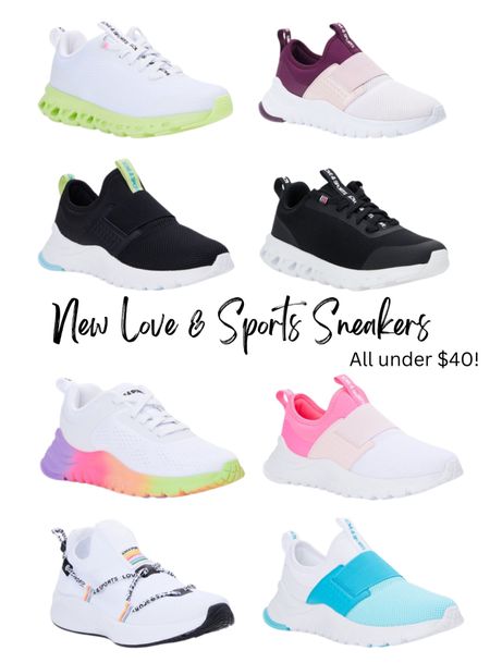 New Love & Sports sneakers! ALL under $40!

These rainbow sneakers are so fun for spring and will literally go with anything. There are some On Cloud dupe sneakers too. 

Walmart finds, Walmart fashion, fitness, workout look, workout outfit, athleisure

#LTKstyletip #LTKshoecrush #LTKunder50