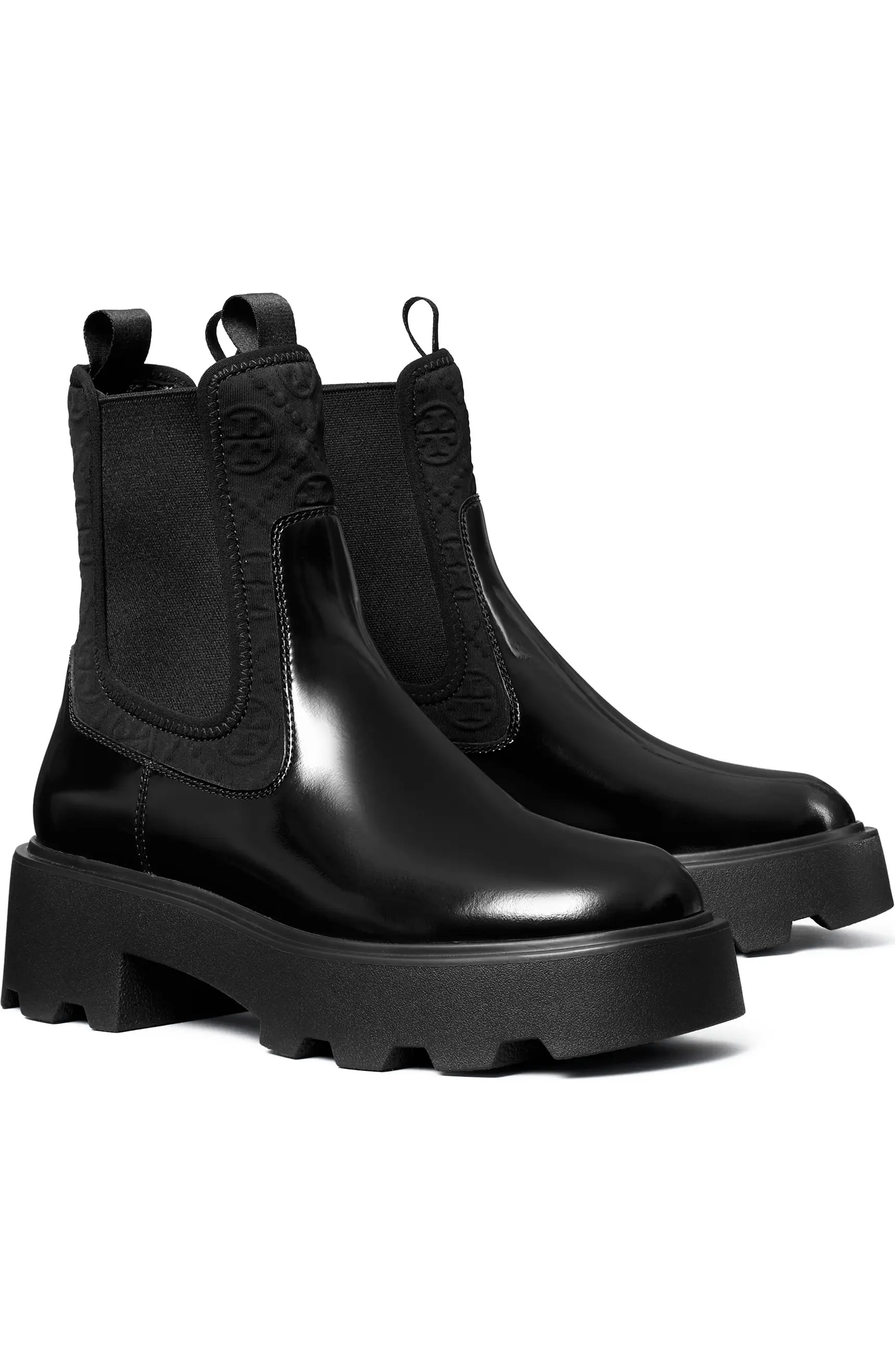 T Monogram Lug Sole Chelsea Boot (Women) | Nordstrom