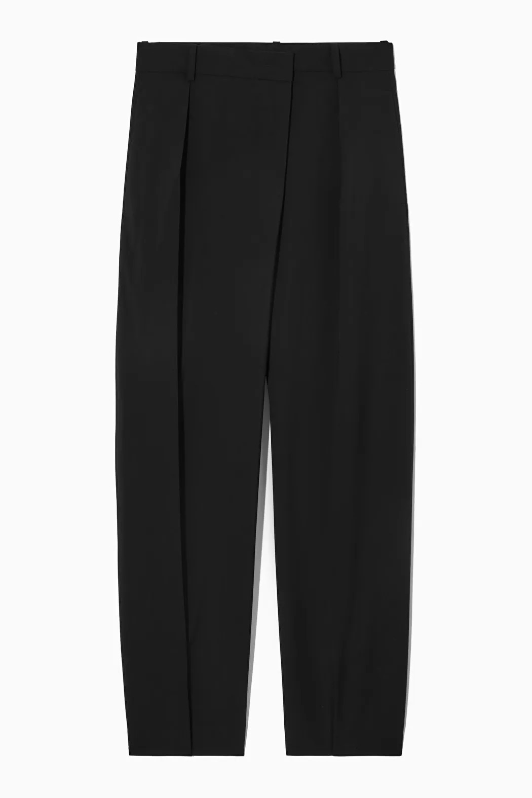 STRAIGHT-LEG CROSSOVER-WAIST TROUSERS | COS UK