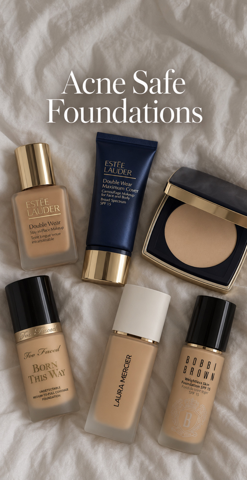 Acne-safe foundations that won’t make you choose between coverage + your skin 🤍✨

These are some foundation options to look into if you’re acne-prone and want something that feels more skin-friendly while still giving you a pretty, smooth base. Always check ingredients for your own skin triggers since everyone’s acne is different 💌

Save this for your next makeup restock ✨

#AcneSafeMakeup #AcneProneSkin #FoundationFavorites #MakeupTok #BeautyFinds
 

 #LTKdayinmylife #LTKootd #LTKSaleAlert