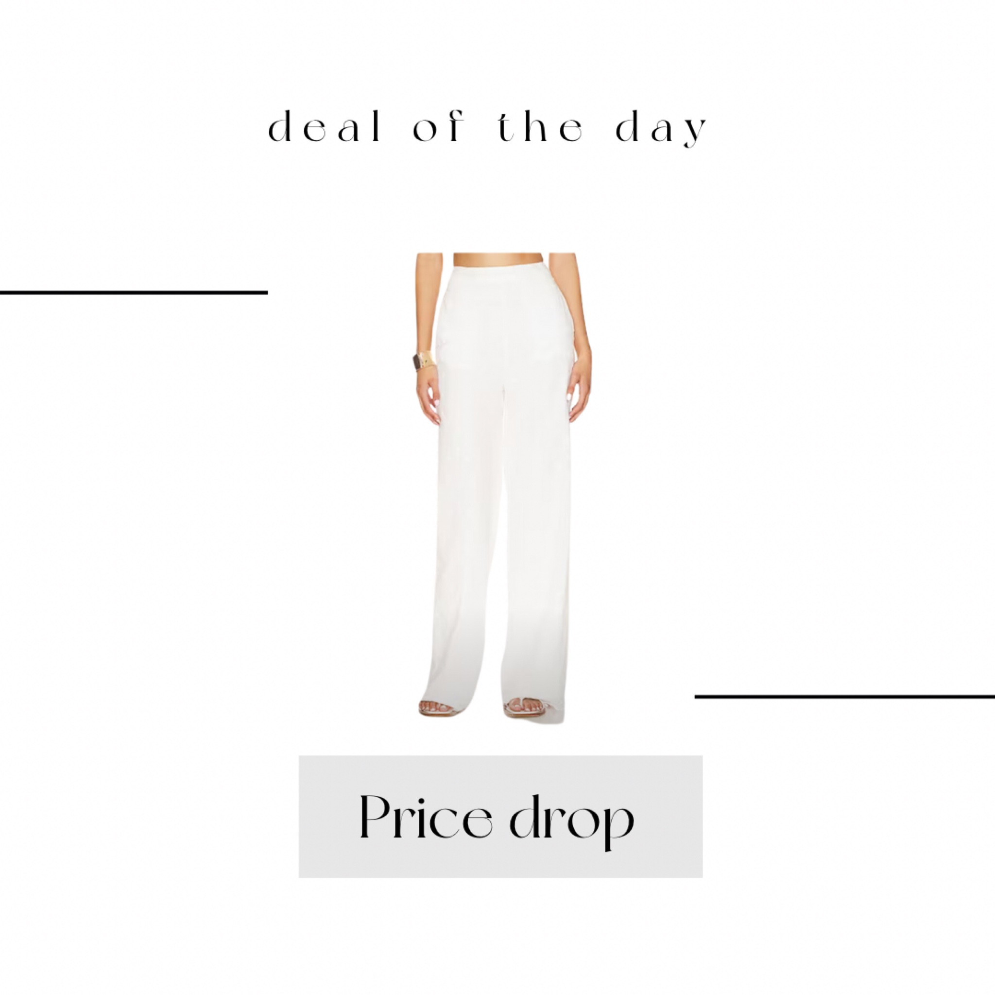 White linen pants on sale now at Revolve

#LTKSeasonal #LTKSwim #LTKFindsUnder50