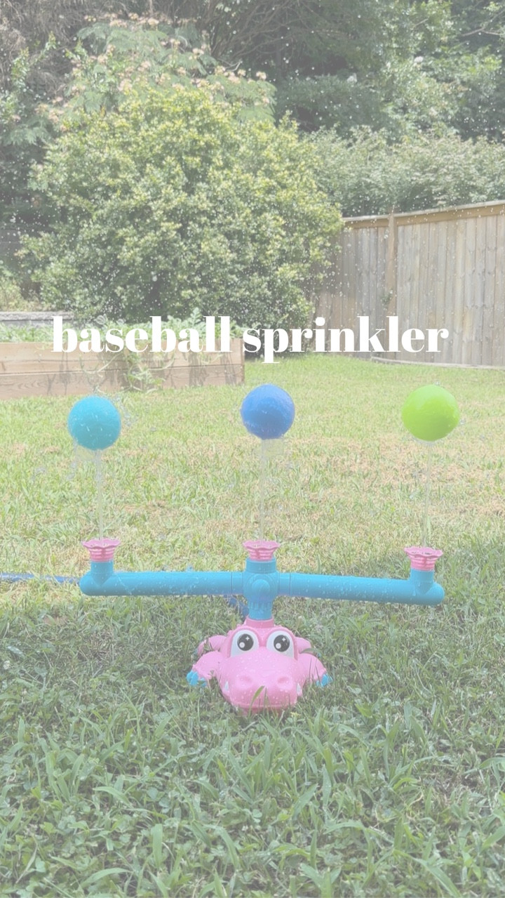 ON SALE LESS THAN $20!!!! Comment SPRINKLER and I’ll send you the direct link! 🔗 
This 4 in 1 sprinkler is so fun for hot summer days, you can use it for a splash baseball game or as a rotating sprinkler. It even comes with reusable water balls and a retractable baseball bat☀️ 
•
•
#amazonfinds #summer #summermusthave #ltkunder100 #summergames #motherhood #momssupportingmoms #amazon #amazonmusthave #ltkfamily