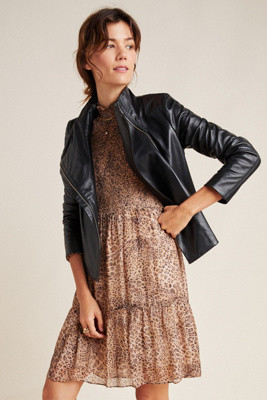 Lamarque Talia Leather Moto Jacket | Anthropologie (US)