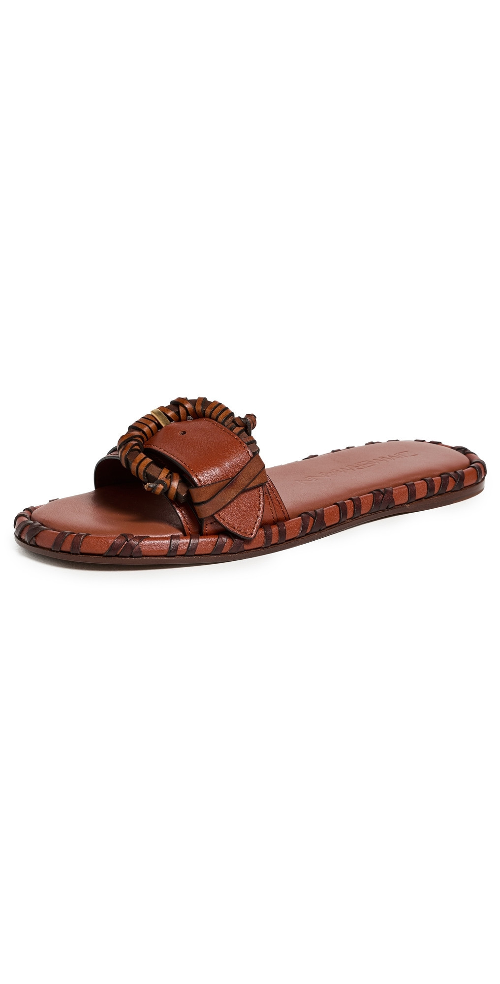 Zimmermann Alchemy Buckle Slides Siena 38 | Shopbop