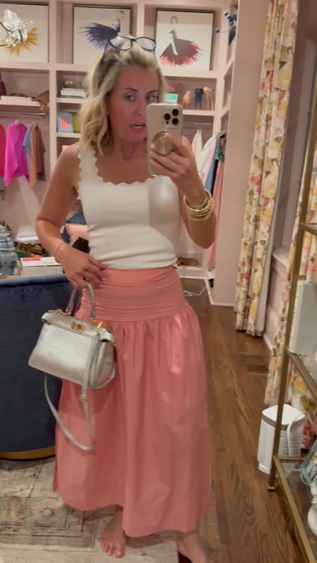 Mixing & matching different brands and putting outfits together. Love this skirt from tar-jay! I’m in xs top & skirt. 

#LTKdayinmylife #LTKmomlife #LTKOver40