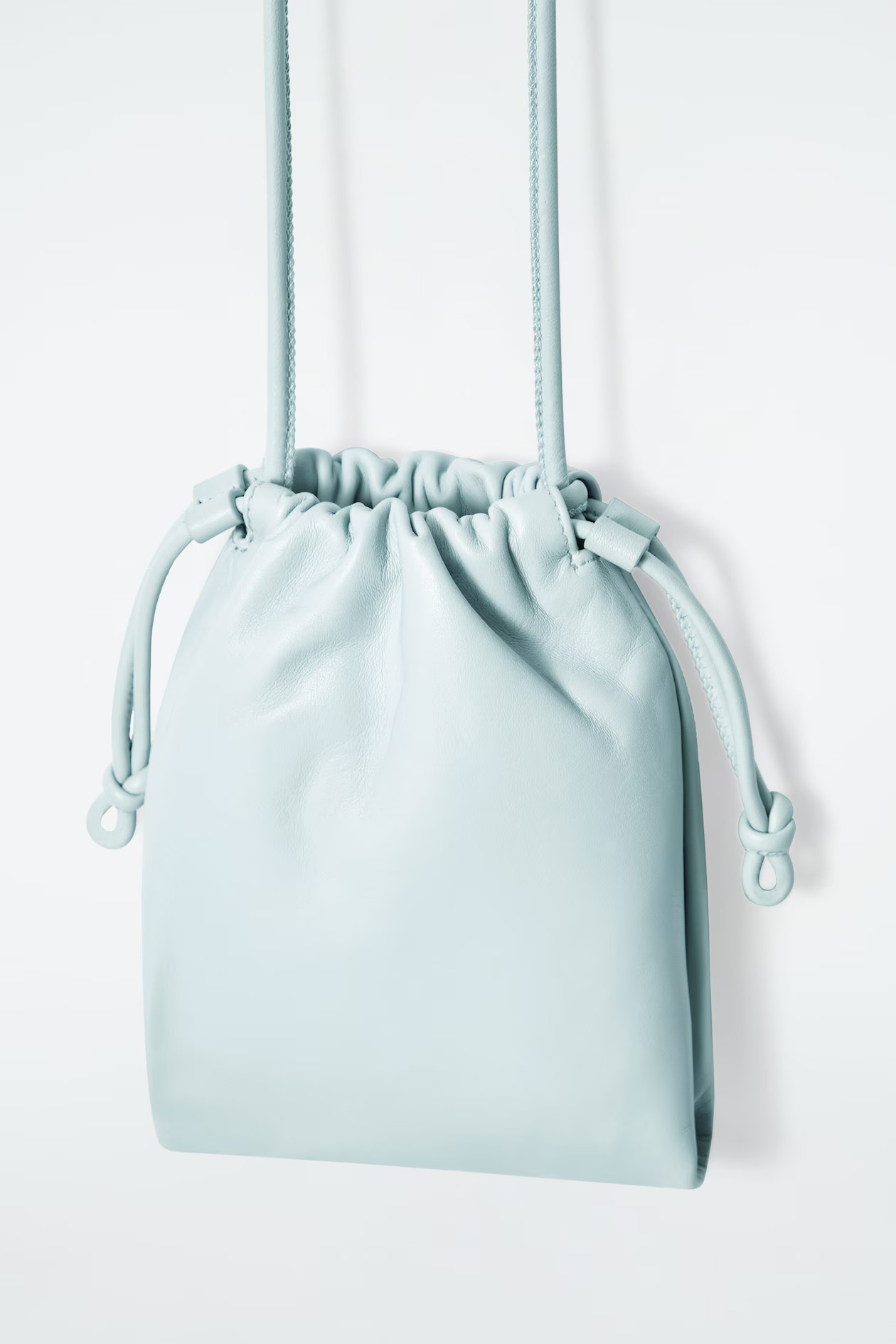 CAVATELLI HANDYTASCHE – LEDER - BLASSBLAU | COS (EU)