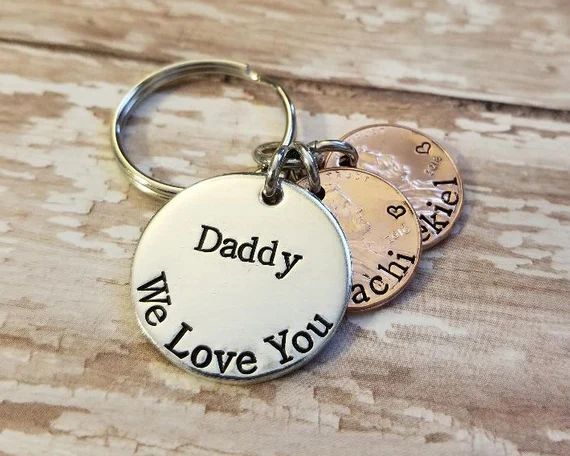 Daddy or Mommy We Love You Lucky Penny with One Two or More | Etsy | Etsy (US)