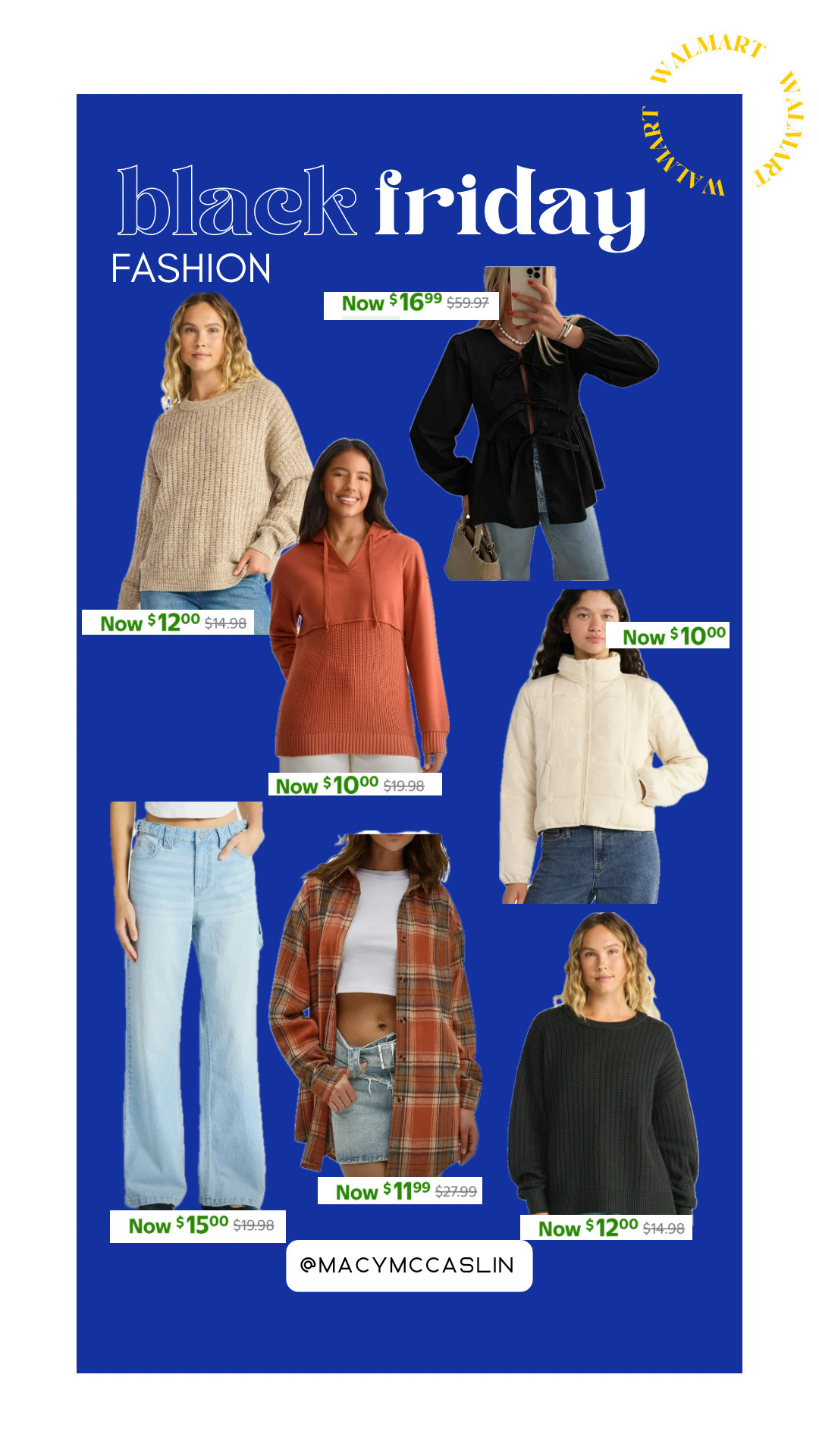 Walmart Black Friday Deals — fashion!✨

Affordable fashion, Walmart fashion, clothes, Walmart sale

#LTKHoliday #LTKSaleAlert #LTKCyberWeek