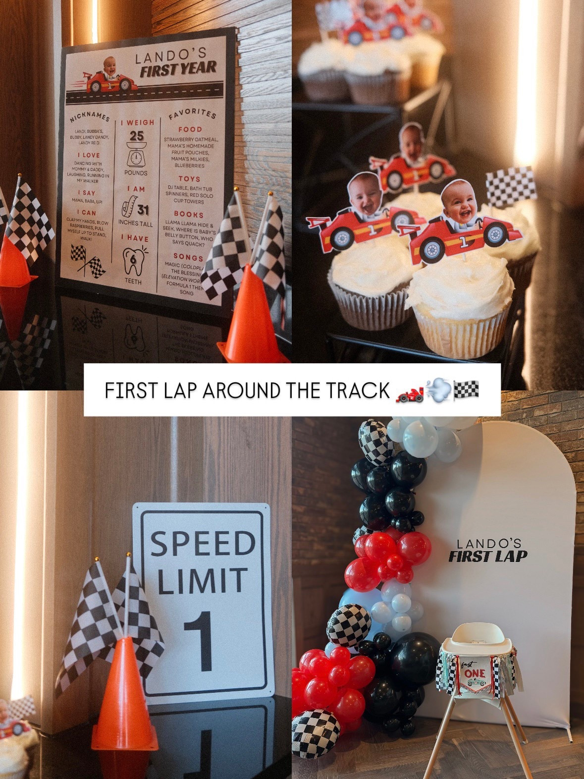 First Lap Around the Track birthday party 🏎️💨🏁

Balloon garland, high chair banner, race car birthday decorations, first birthday party themes, balloon arch, high chair, formula 1 birthday party, two fast birthday party, fast one birthday

#LTKBaby #LTKKids #LTKParties