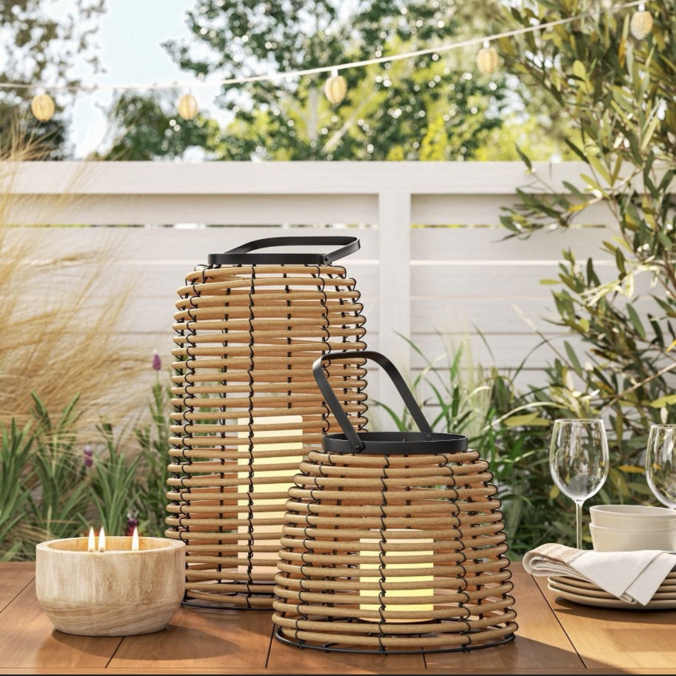 Add a natural charm and ambience to your outdoor space with these rattan battery LED Outdoor Lanterns.

• 8” and 16”, Sold separately
• Water Resistant 
• 1 Fixed LED bulb 
• Requires 2 AA Batteries 

Shop these finds below ⬇️ 

#outdooroasis #springrefresh #patio

#LTKHome