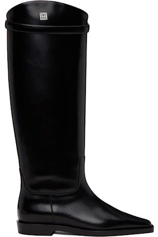 Black 'The Riding Boot' Tall Boots | SSENSE