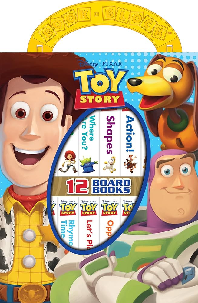 Disney Toy Story Woody, Buzz Lightyear, and More! - My First Library Board Book Block 12-Book Set... | Amazon (US)