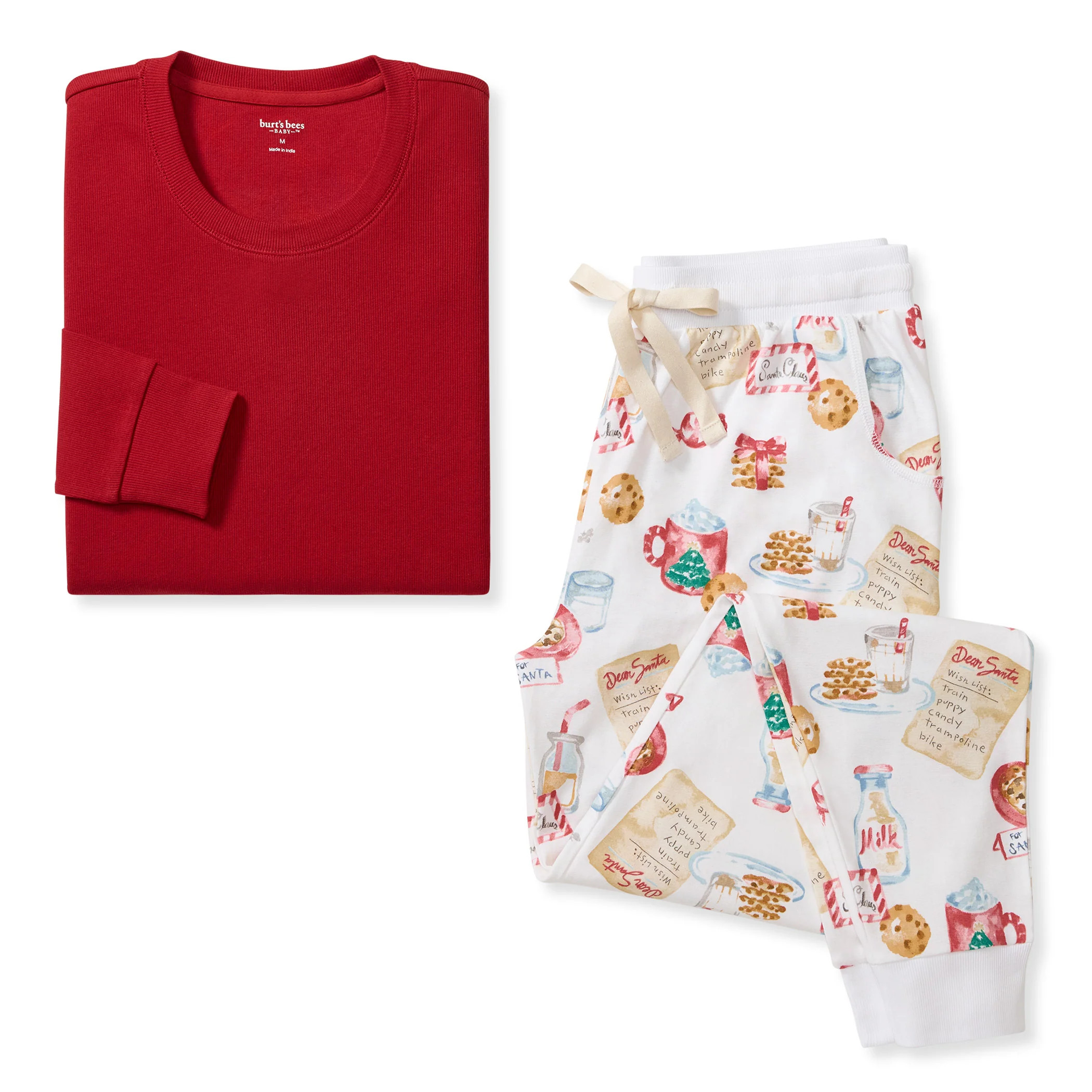 Cookies For Santa Cotton PJ Set Womens | Burt\u2019s Bees Baby\u00ae | Burt's Bees Baby