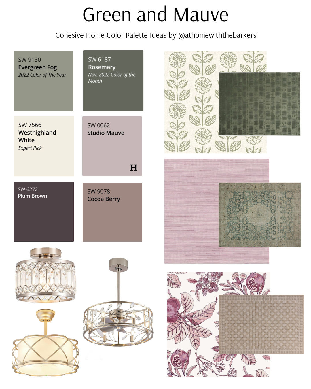 Green and Mauve home decorating options 

 #LTKHome #LTKSaleAlert