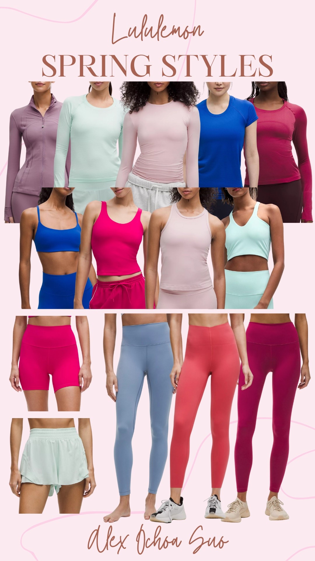 Spring styles and colors from Lululemon! 

Women’s fashion, spring fashion, spring styles, spring outfits, spring outfit inspo, activewear, fitness clothing, athletic wear, outfit inspo, lululemon, lulu

#LTKActive #LTKOver40 #LTKStyleTip