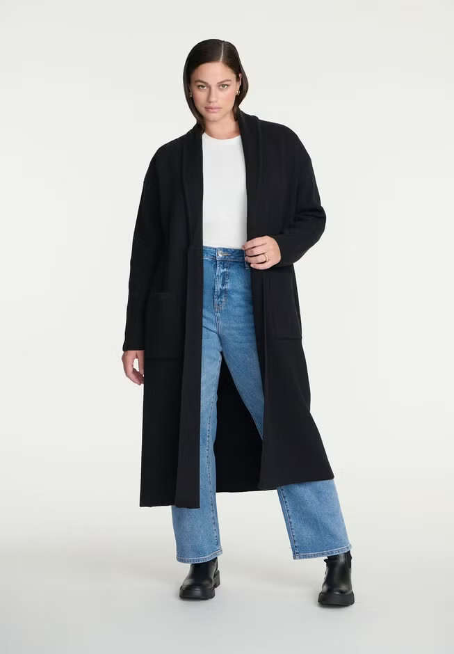 Knit Coatigan | Eloquii