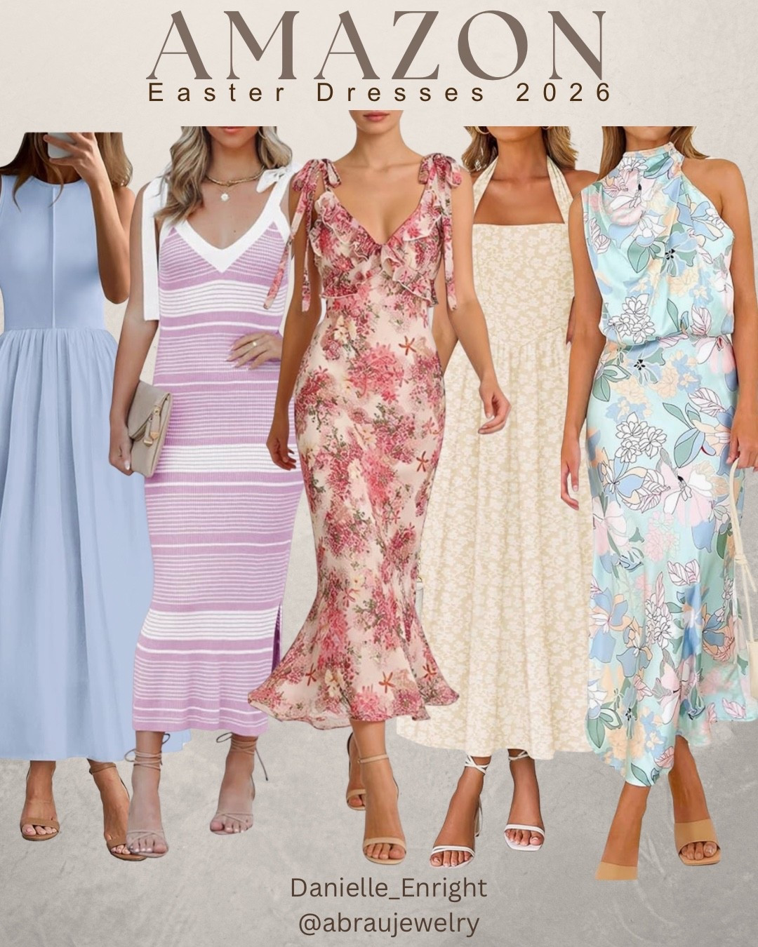 Easter dresses from Amazon that look expensive. You could also wear these (the white one comes in other colors) as a wedding guest or graduation guest. 

🏷️ Easter outfits / Easter dress / spring dress 

#LTKU #LTKWedding