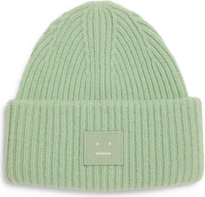 Face Patch Wool Beanie | Nordstrom