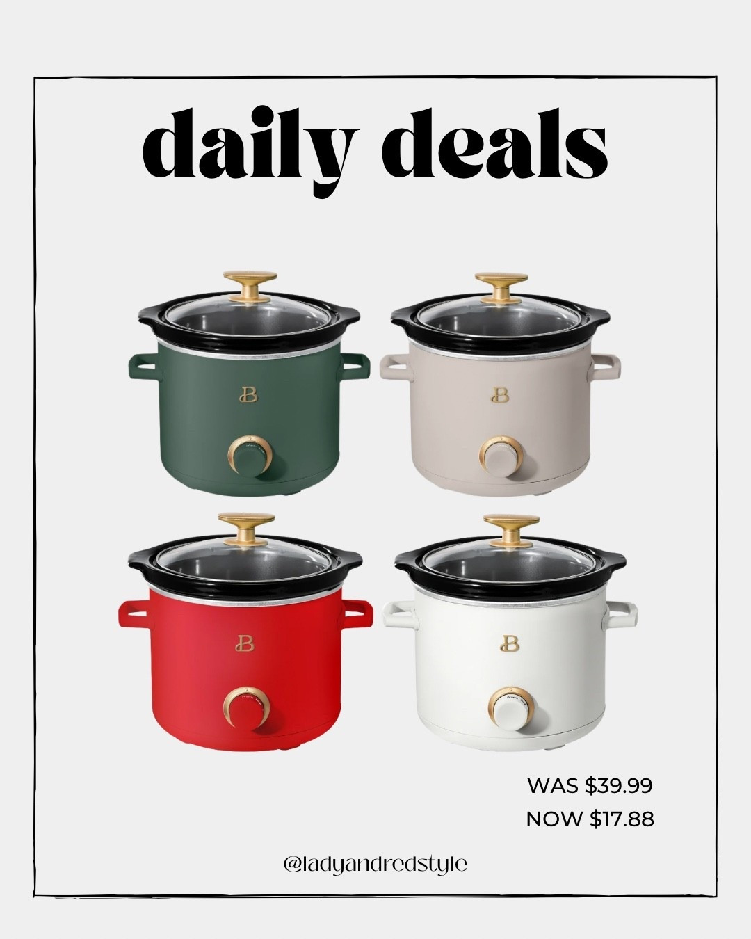 Holiday hosting just got easier! These adorable mini slow cookers are under $20, and I’m obsessed. Such a fun find—and they make the perfect gift!

#LTKGiftGuide #LTKHome #LTKHoliday